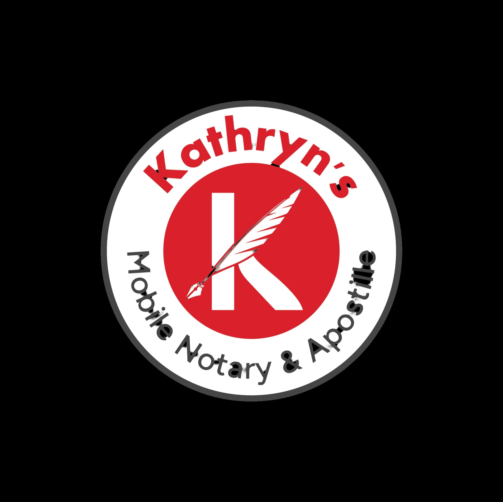 Kathryn's Mobile Notary Logo